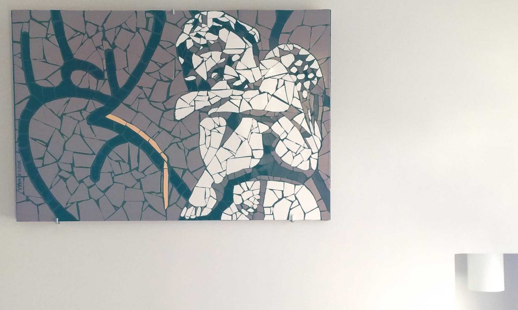 Mosaic tile designs to hang - Hotel Wall.