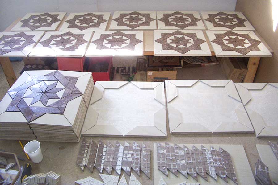 Mosaic tile design - Production - 2004.